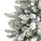 5ft. Unlit Flocked Livingston Fir Artificial Christmas Tree with Pine Cones